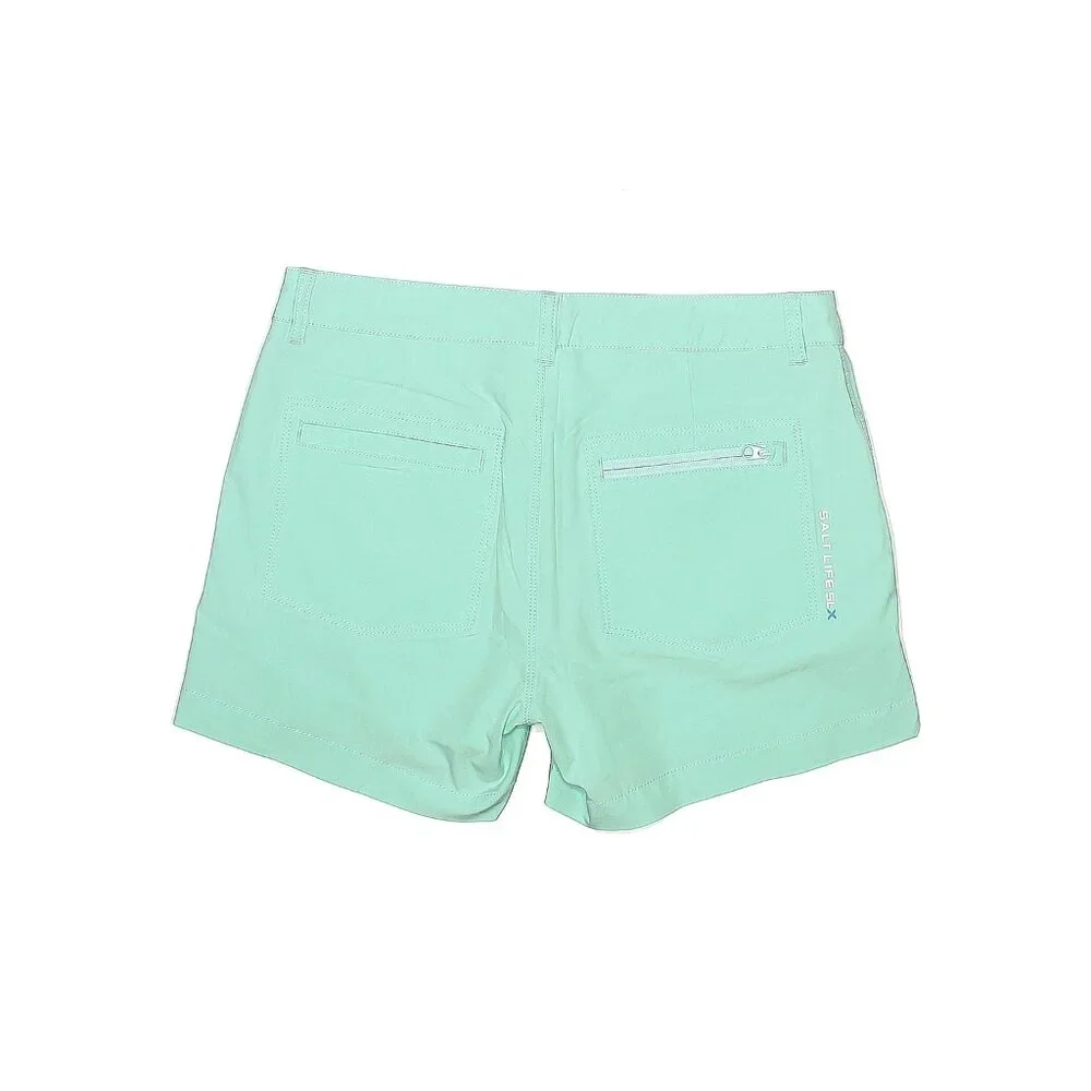 Salt Life Size 4 Shorts Mint Aqua Green - Blue SLX-QD Arubl - Picture 2 of 3